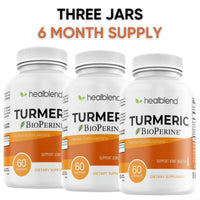 Organic Turmeric Curcumin with BioPerine - Healblend