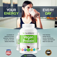 Plant - Based Protein Powder Vegan - Healblend