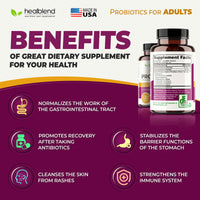 Probiotics Caps Dietary Supplement - Healblend
