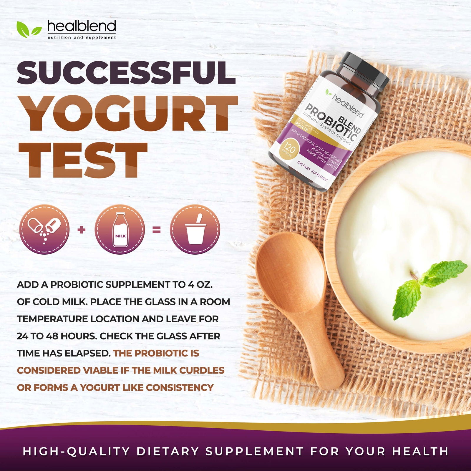 Probiotics Caps Dietary Supplement - Healblend