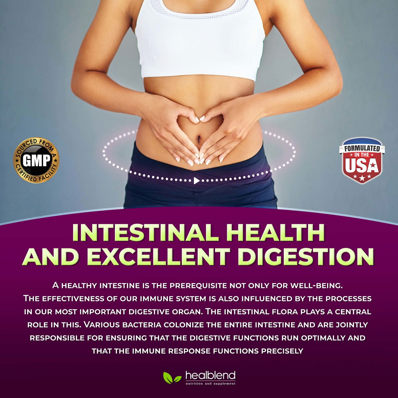 Probiotics Caps Dietary Supplement - Healblend