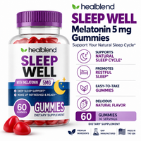 Sleep Well Melatonin 5 mg Gummies – Nighttime Sleep Support | 60 Gummies