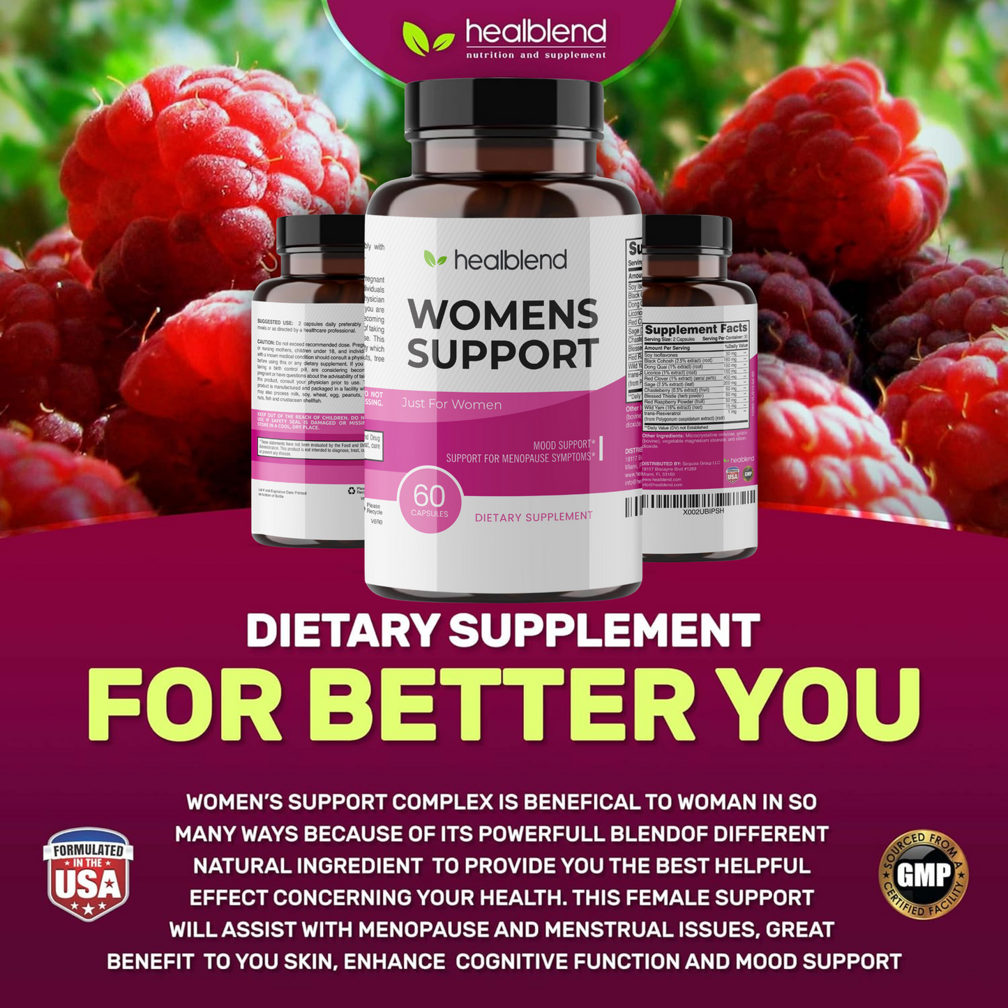 Women’s Support Complex Advanced Formula - Healblend - #tag4#