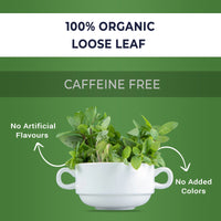 On The Waterfront Herbal Tea - Supports Hydration & Wellness, Raspberry Leaf, Spearmint and Peppermint Loose Leaf Tea, Caffeine Free - 4 Oz