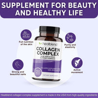 Collagen Complex - 3000 mg. Type I & III - Healblend