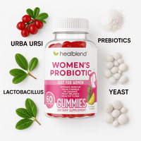 Women’s Probiotic – Supports Intimate Health, Odor Control, pH & Yeast Balance, Digestive & Immune Support – Pineapple Flavor - 60 Gummies