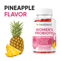 Women’s Probiotic – Supports Intimate Health, Odor Control, pH & Yeast Balance, Digestive & Immune Support – Pineapple Flavor - 60 Gummies